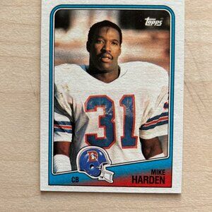 Denver Broncos Mike Harden Topps Football card